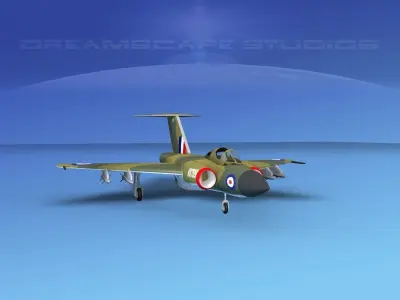 Gloster F-9 Javelin V03 3D model