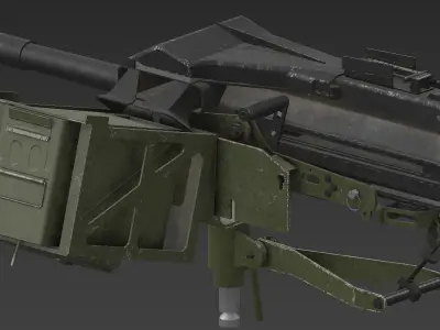 MK 19 Low-poly 3D model