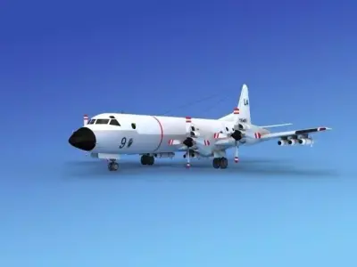 Lockheed P-3 Orion US Navy 2 3D model