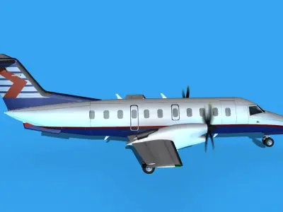 Embraer EMB120 Canadian Partner 3D model