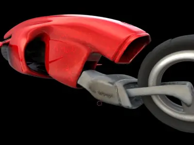 Science Fiction Remote Land Vehicle Craft 3D model