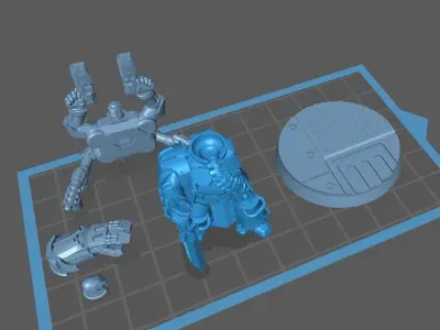 Black Knight - Battle Smith Free 3D print model