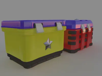 box case isky ammo army battle cargo cases container crate 3D model