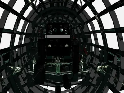 Mitsubishi A6M Zero framework 3D model