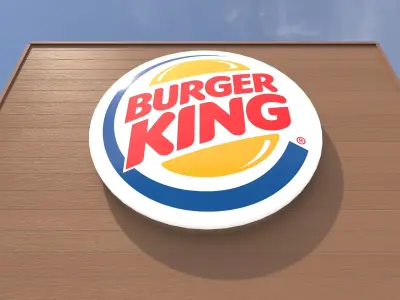 Retail-042 Burger King-004 With Site 3D model