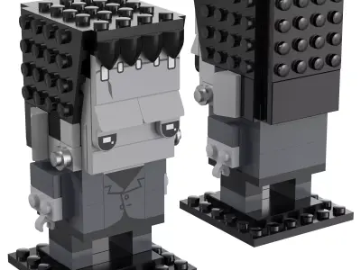 Lego BrickHeadz - 40422 Frankenstein 3D model