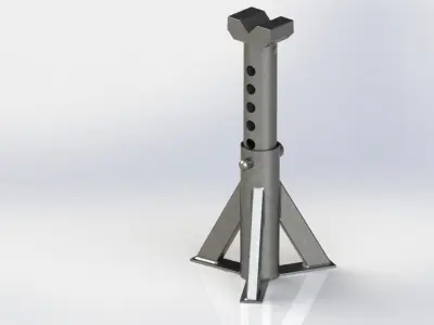 Axel support Free 3D model