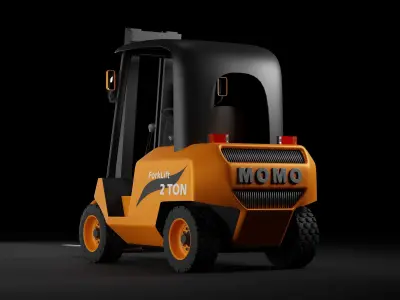 Concept Forklift for Commercial use 3D model