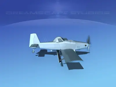 Air Tractor AT-802 Bare Metal 3D model