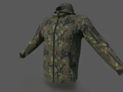 PATRIOT JACKET Low-poly 3D model