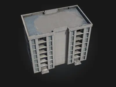 Urban Tower  Contemporary Structure for Modern Cityscapes 3D model