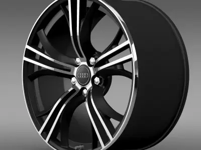 Audi R8 Exclusive rim 3D model
