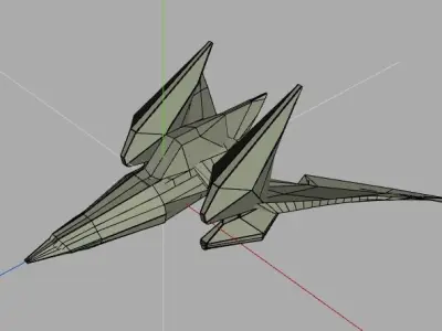 Star Fox Arwing Layo 3D model