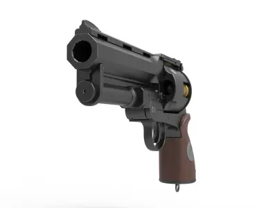 Samaritan Revolver from the movie Hellboy 2004 3D model
