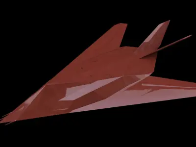 Lockheed F-117A Nighthawk Free low-poly 3D model