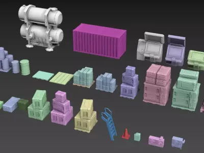 BF-1J Base Props 15mm 3D print model