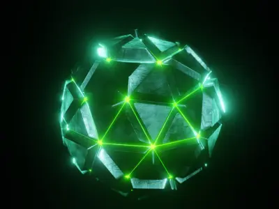 Alien org artifact 3D model