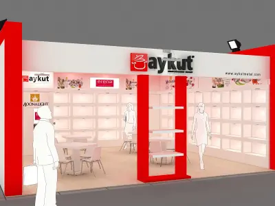 Exhibition Stand - ST0041 3D model