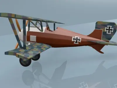 Siemens-Schuckert D III 3D model