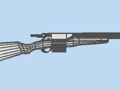 Revolver - Shortgun Type 1 3D model
