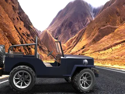 jeep 4x4 Free 3D model