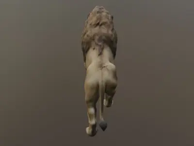 A lion 3D model