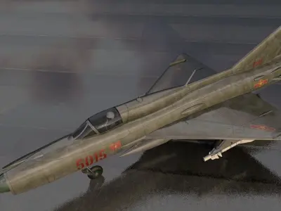 Mikoyan-Gurevich MiG-21 PFM Fishbed 3D model