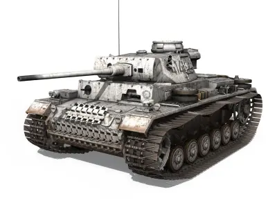 PzKpfw III - Panzer 3 - Ausf M - 414 3D model