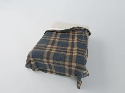 Unmade Bed Free 3D model