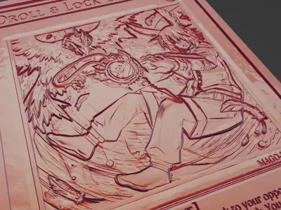 DROLL LOCK BIRD - YUGIOH Free 3D print model