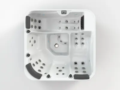 Hot Tub with 4K PBR Textures Low-poly 3D model