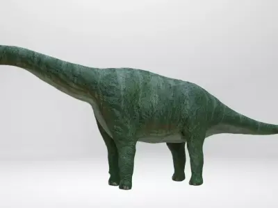 Apatosaurus Dinosaur Low-poly 3D model