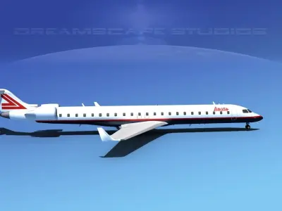 Bombardier CRJ900 Lauda 3D model