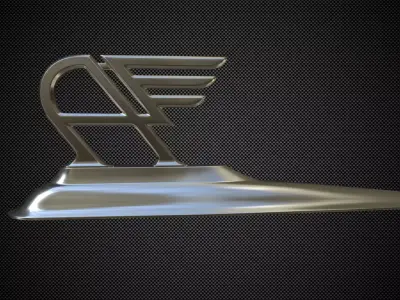 austin logo 3D model