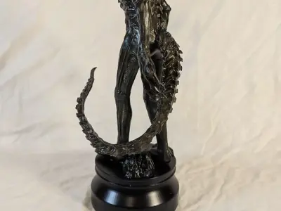 High Detail Xenomorph Big Chap Collectible 3D Print Model 3D print model