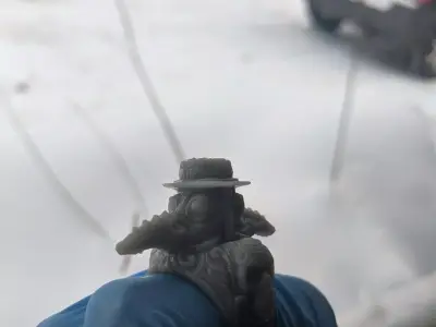 plague doctor ring 3D print model