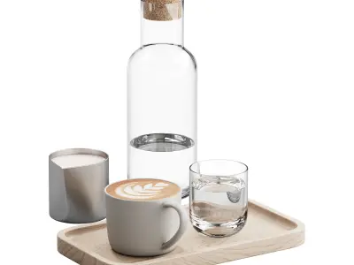 473 coffee equipment set 02 fully automatic coffee maker stagg 3D model