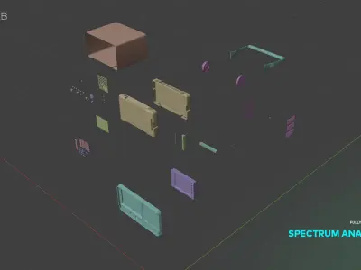 Spectrum Analyzer 3D model