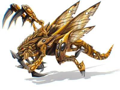 Animated Monster Insect Creature Bug Low-poly 3D model