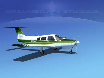 Piper PA-28R-201 Arrow III V04 3D model