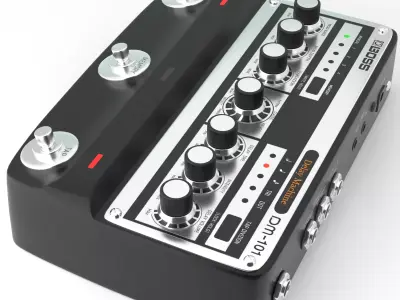 BOSS - effects pedals DM-101 3D model