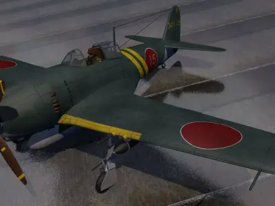 Kawanishi N1K2-J Shiden Kai - George 3D model