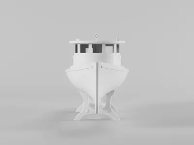 Fishing boat Free 3D print model
