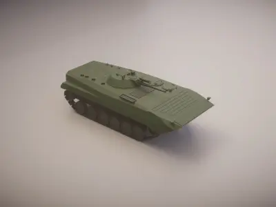 Simple BMP-1 IFV Low-poly 3D model