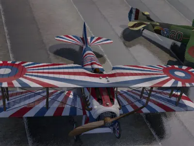 Spad XIII - S-13 3D model