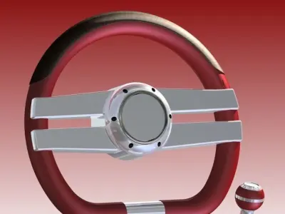 Steering Wheel Isotta 3D model