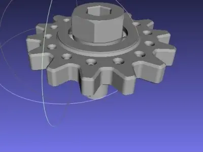 3D Printing Fastener - Bolt Gear Free 3D print model