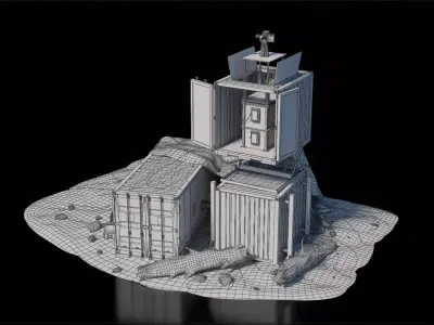 Warzone - Dropped cargo 3D model