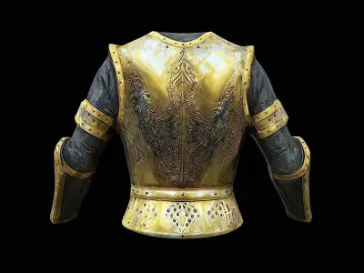 Golden Armor 3D model