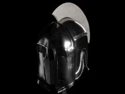 Medieval helmet 3D model